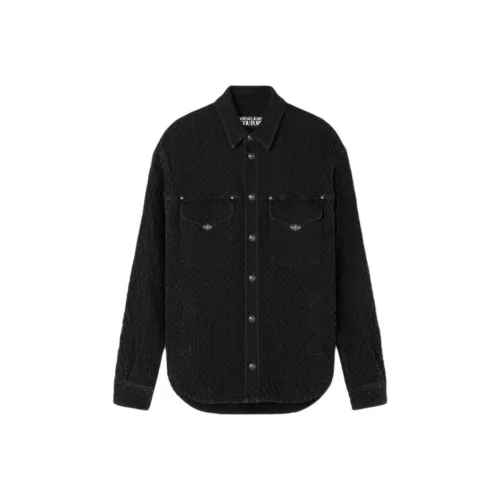 VERSACE Мужские Черные Рубашки