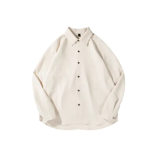 SHANTREE Рубашка Унисекс Серый Абрикос