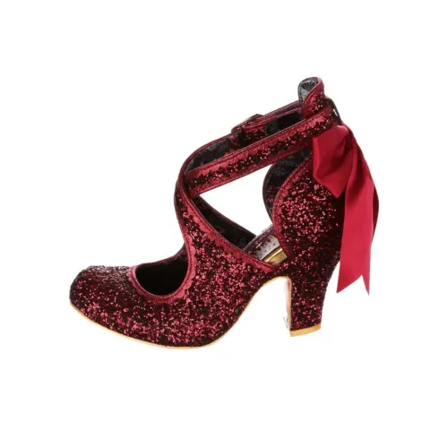 IRREGULAR CHOICE Pomp IT Up Грубый каблук Высокие каблуки 9,2 см Женские Красный