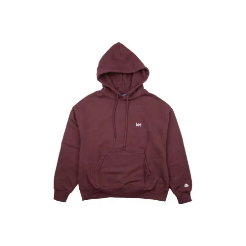 Мужские толстовки Lee co-branded красного и коричневого цвета
