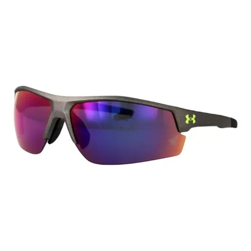 Under Armour Ацетат Прямоугольные Солнцезащитные очки Мужские Темно-серые