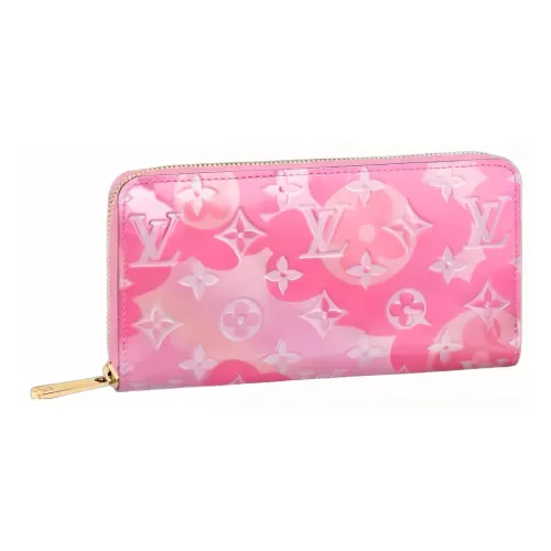 LOUIS VUITTON Zippy Кошелек из коровьей кожи женский светло-розовый