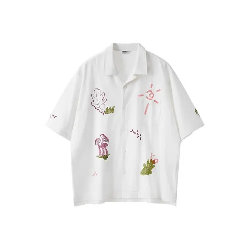 BUTTBILL Белая Унисекс Рубашка