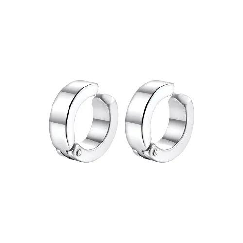 Cooraree Титановая сталь Нижняя заколка Серьги On Unisex