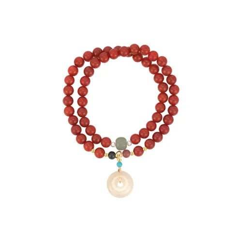 AJIDOU Браслеты из халцедона + агата для женщин