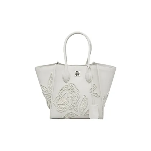 ERMANNO SCERVINO Гладкая кожа Тоут Сумка Сумка для покупок Сумка Женская Белая