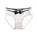 Французский бант - белый