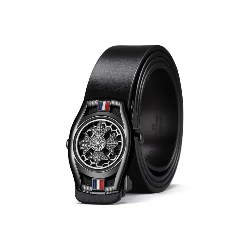 PISHUSHU Ремни из коровьей кожи Мужской 3,4CM