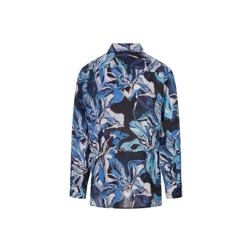 ETRO Мужские Синие Рубашки