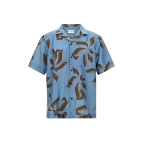 DRIES VAN NOTEN Многоцветные Мужские Рубашки