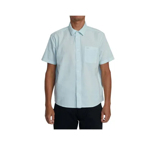 RVCA Светло-Синие Мужские Рубашки
