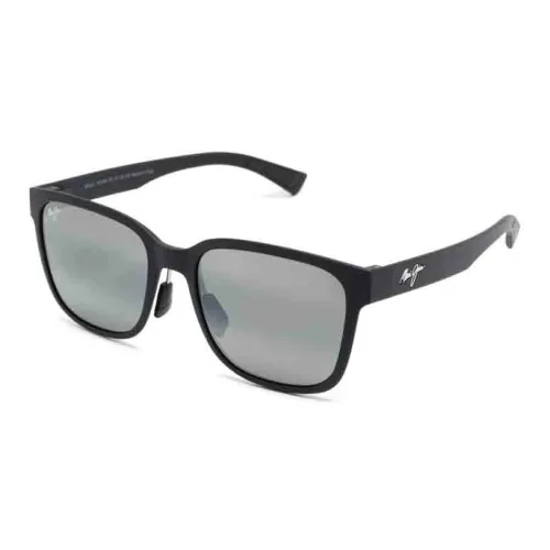 Maui Jim Ацетат Прямоугольные Солнцезащитные Очки Мужские Черные