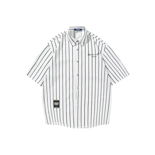 Белая унисекс рубашка