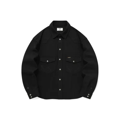 COVERNAT Черная унисекс рубашка