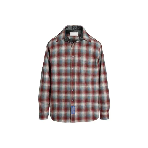 Maison Margiela x Pendleton FW23 Рубашка Унисекс Ржаво-красный