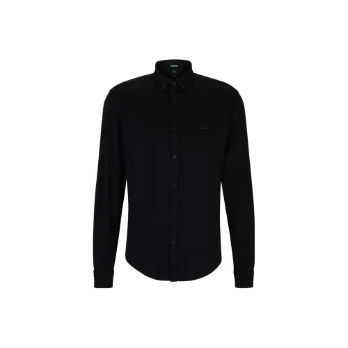 Hugo Boss Мужские Черные Рубашки