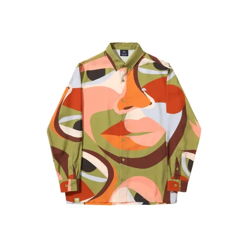 Helas Зеленая Унисекс Рубашка