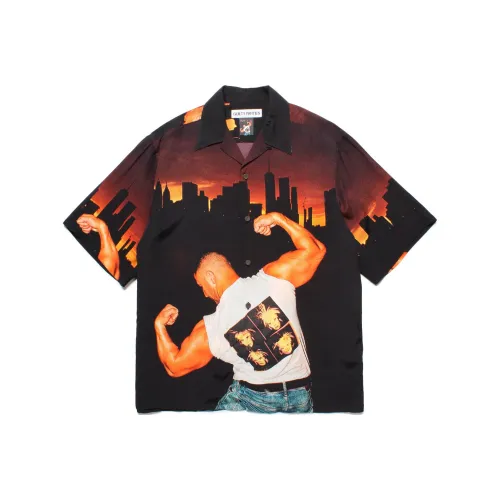 WACKO MARIA Совместное издание Желтые Мужские Рубашки