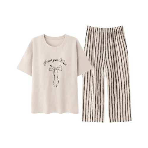 Shivs Pajama Комплект Женский Светло-Серый