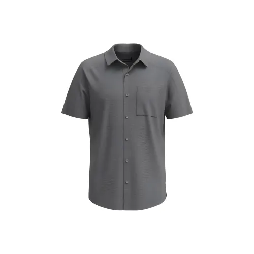 SMARTWOOL Мужская короткая рукавная рубашка с пуговицами пуховая мужская