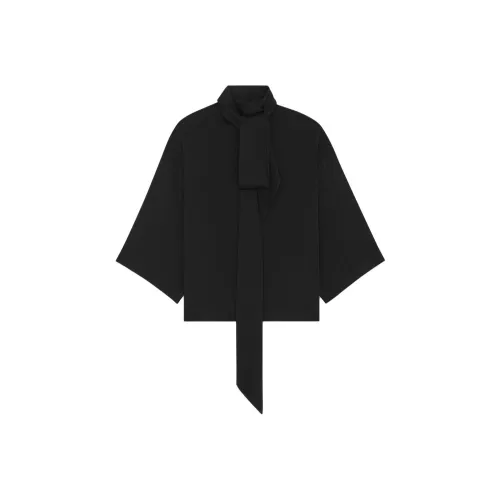 SAINT LAURENT Черный Черный Мужские Рубашки