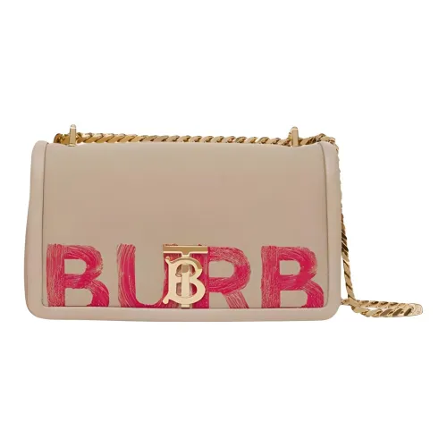 Burberry Lola Кожа Сумка через плечо Маленькая Женская Светлый Умбра
