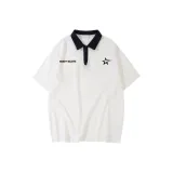 Белый, звезды (молния)