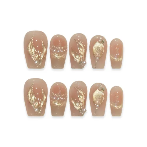 Yun Yue Joe Французский Русалка Fishtail False Nail Средний LADDER Телесный Румяна Stain Flashing 20мм