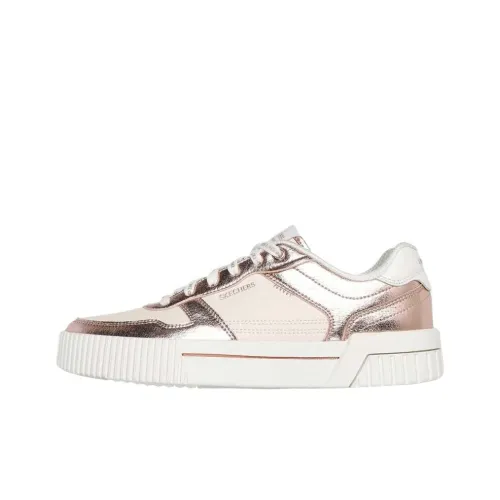 Skechers Нефритовый Сумерки Tones Низкий Топ Скейтборд Кроссовки Женские Розовое Золото