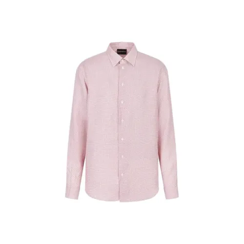 EMPORIO ARMANI Розовые Мужские Рубашки