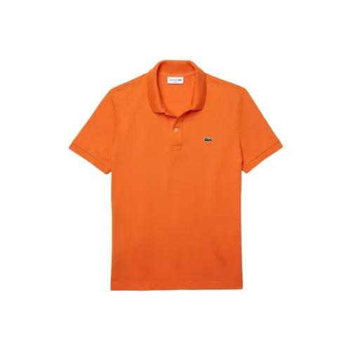 LACOSTE Поло Мужское Оранжевое