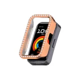 Полукейс Украшенный стразами Защитный Кейс-Розовое Золото