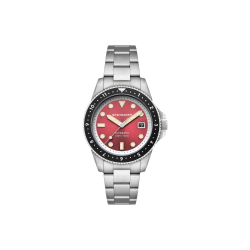 SPINNAKER CROFT Collection Наручные часы Автоматический Механический Механизм Красный Циферблат Часы Мужские часы