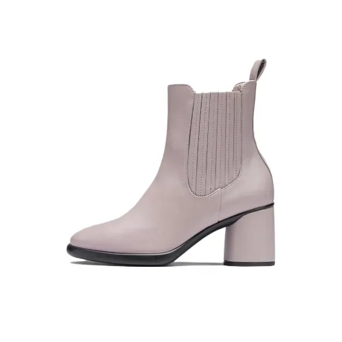 Ecco Короткий Челси Женские Серый Розовый