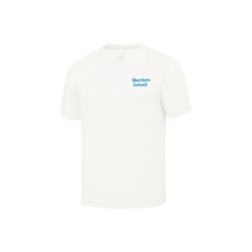 Skechers Mountain and Wild Outdoor Series Зефирный Белый 0074 Мужская T-Рубашка