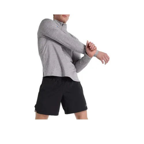 New Balance UNITED Airlines NYCHeat Сетка Толстовка Мужской Серый