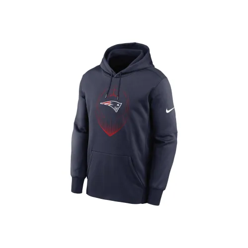 Nike ThermaNFL New England Patriots Icon Толстовка Мужская Морской Синий