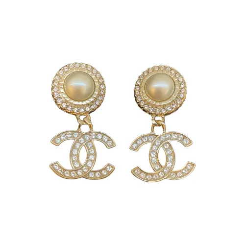 CHANEL Серьги Металлические Серьги Золотые Женские
