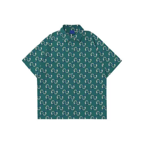 Ori Frederiqo Зеленый Мужской Рубашки