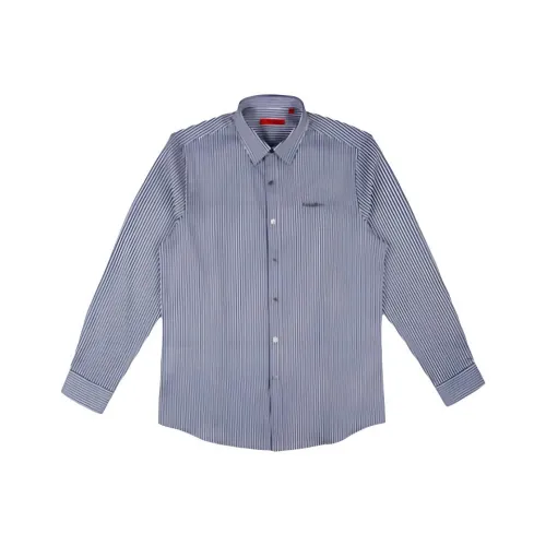 Raidy Boer Рубашка Мужская Синие Полосы