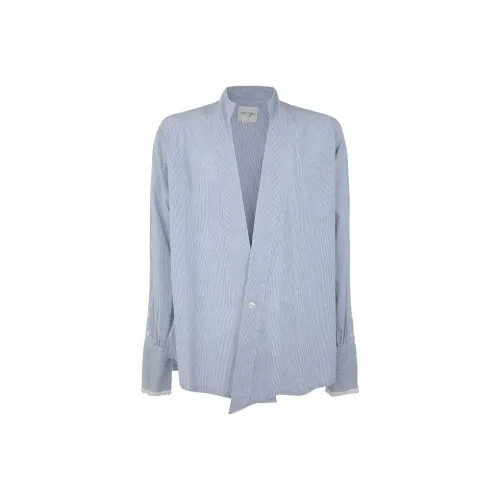 GREG LAUREN Blue Men's Shirts GREG LAUREN Синий Мужские Рубашки