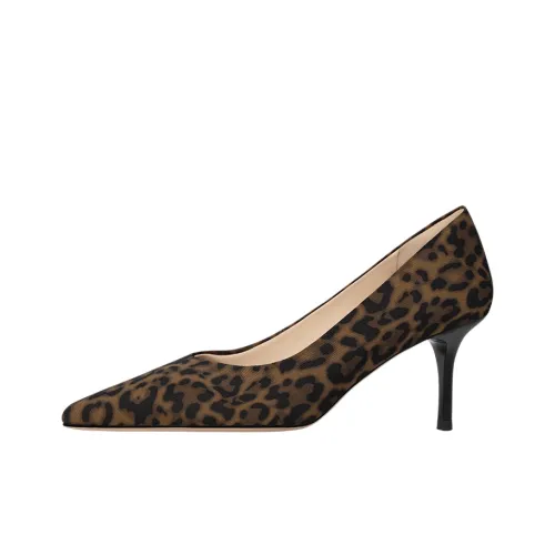 WUDASHU Узкий каблук Высокие каблуки Женские Кофе