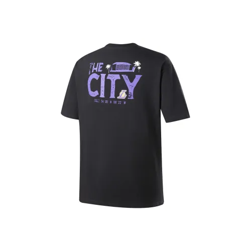 NBA Los Angeles Lakers SS25 T-Shirt Унисекс Черный