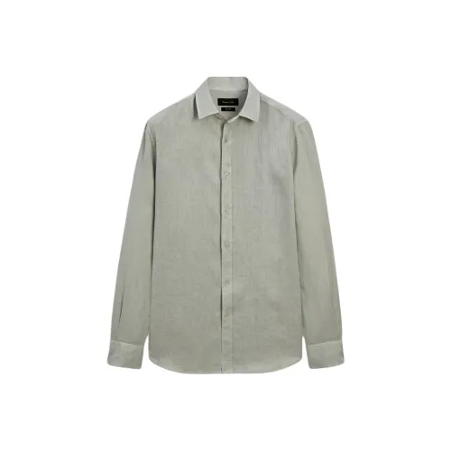 Massimo Dutti Рубашка Мужская Зеленая
