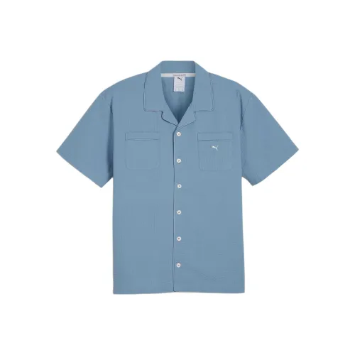 PUMA Mmq Series Рубашка Мужская Zen Синий
