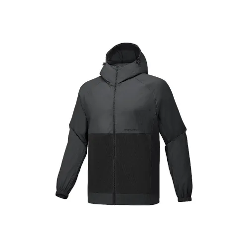 Skechers Mountain and Wild Outdoor Series Куртка Унисекс Уголь Темно-серый 053B