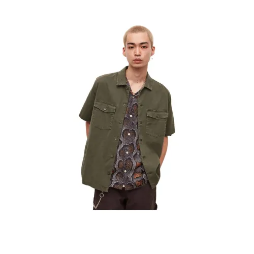 ALLSAINTS Goods Зеленые Мужские Рубашки