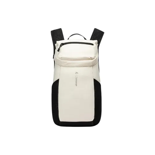 CHAOJIANTA Китай National Geography Коллаборация 150D Саржа Рюкзак Unisex Light Бежево-серый