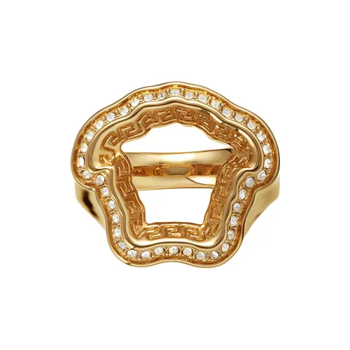 VERSACE Crystal Rings Женские Золотой