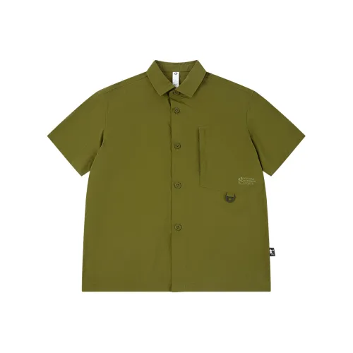 QIAODAN Рубашка Мужская Willow Банк Зеленый